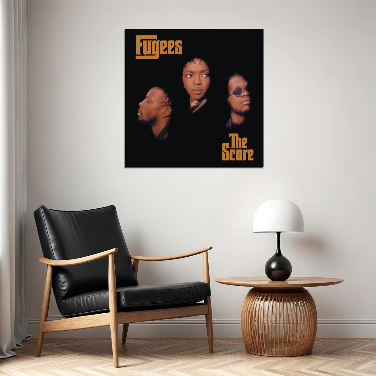 The Fugees The Score Album Cover Art Music Poster Iconic Hip Hop Group Print - xonomax