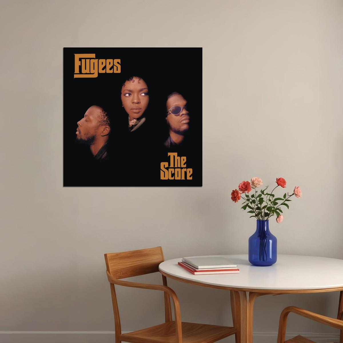 The Fugees The Score Album Cover Art Music Poster Iconic Hip Hop Group Print - xonomax