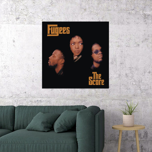 The Fugees The Score Album Cover Art Music Poster Iconic Hip Hop Group Print - xonomax