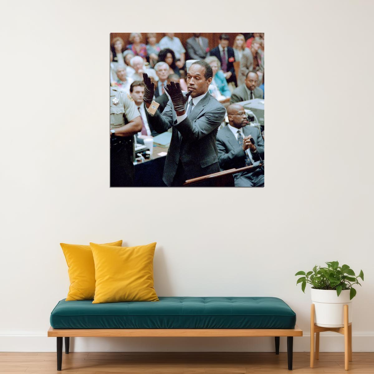 O. J. Simpson Poster Nfl Football Player Motivational Sports Print Wall Art - xonomax