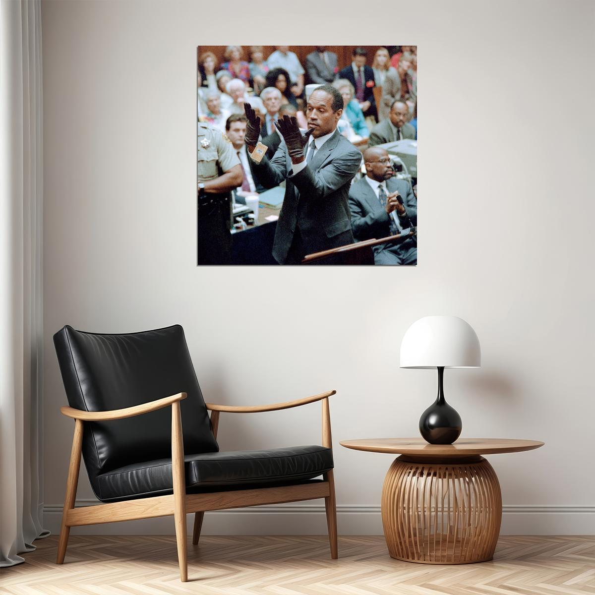 O. J. Simpson Poster Nfl Football Player Motivational Sports Print Wall Art - xonomax