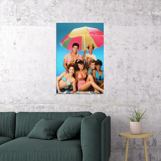 Saved By The Bell Retro 1990s Movie Poster Classic Tv Nostalgia Wall Art - xonomax