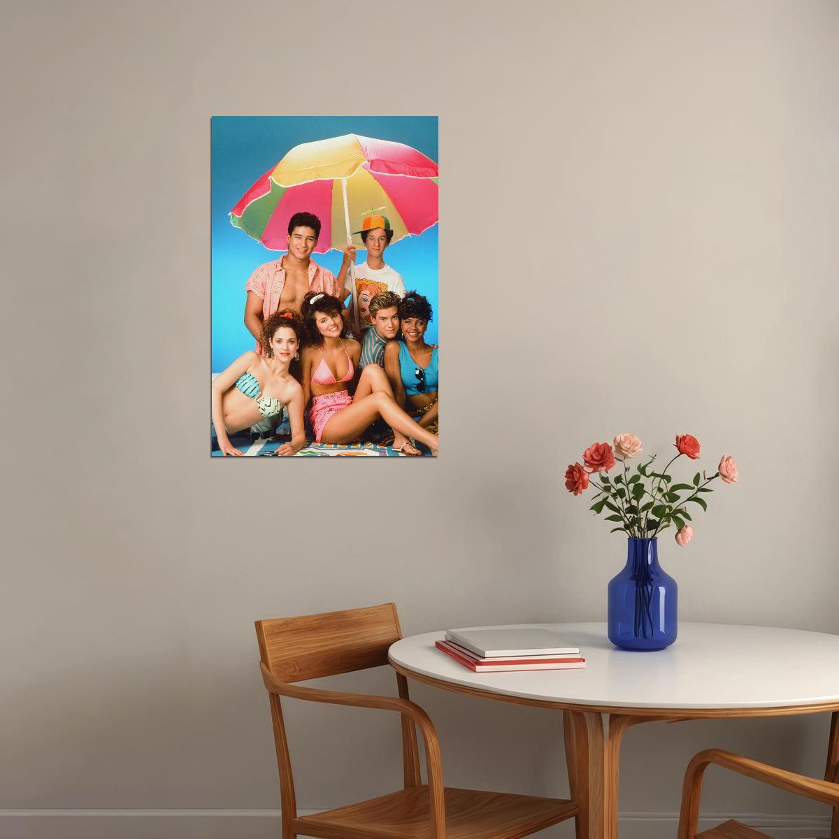 Saved By The Bell Retro 1990s Movie Poster Classic Tv Nostalgia Wall Art - xonomax