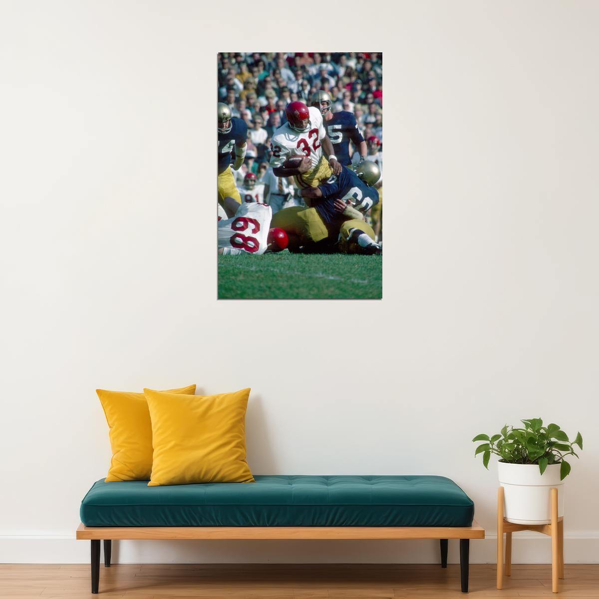 O. J. Simpson Poster Nfl Football Player Motivational Sports Print Wall Art - xonomax