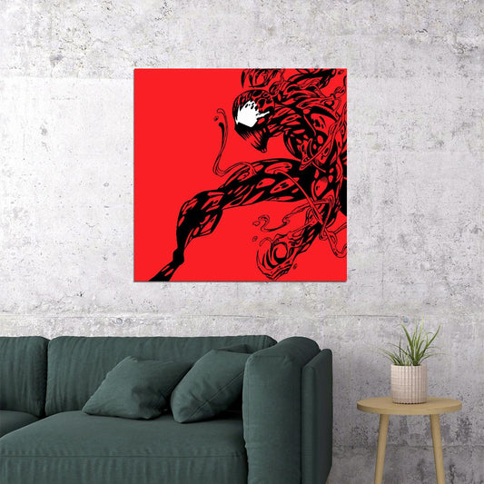 Carnage Marvel Comics Poster Supervillain Wall Art Comic Book Print - xonomax
