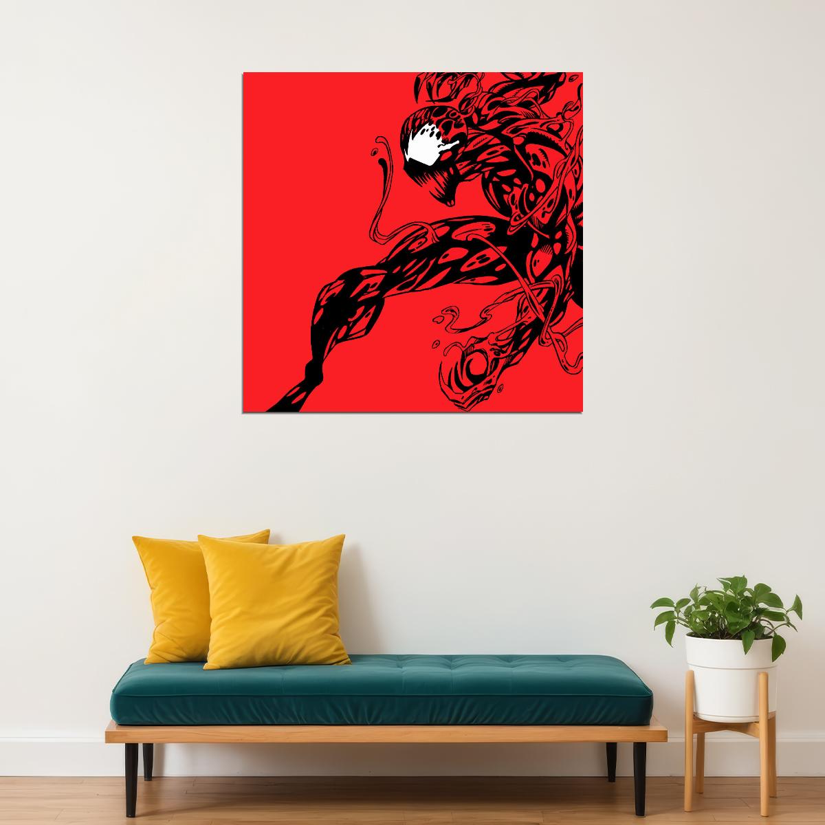Carnage Marvel Comics Poster Supervillain Wall Art Comic Book Print - xonomax