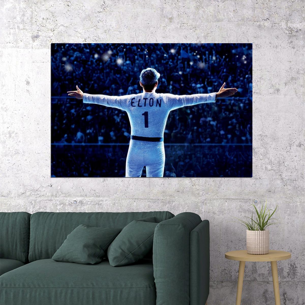 Elton John Poster Music Legend Wall Art Singer-songwriter Print - xonomax