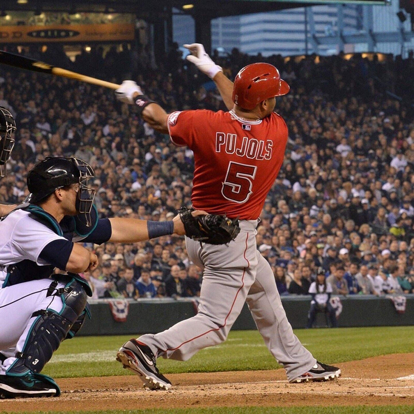 Albert Pujols Baseball Poster Mlb Player Wall Art Sports Print - xonomax