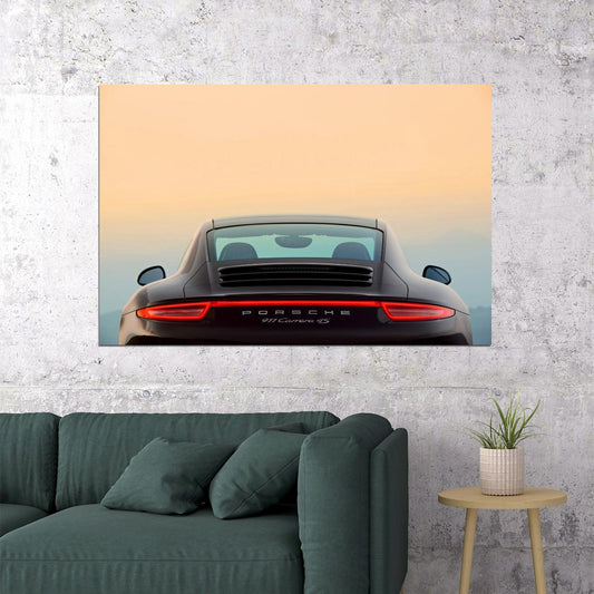 Porsche Boxster Car Poster Sports Supercar Vehicle Wall Art - xonomax
