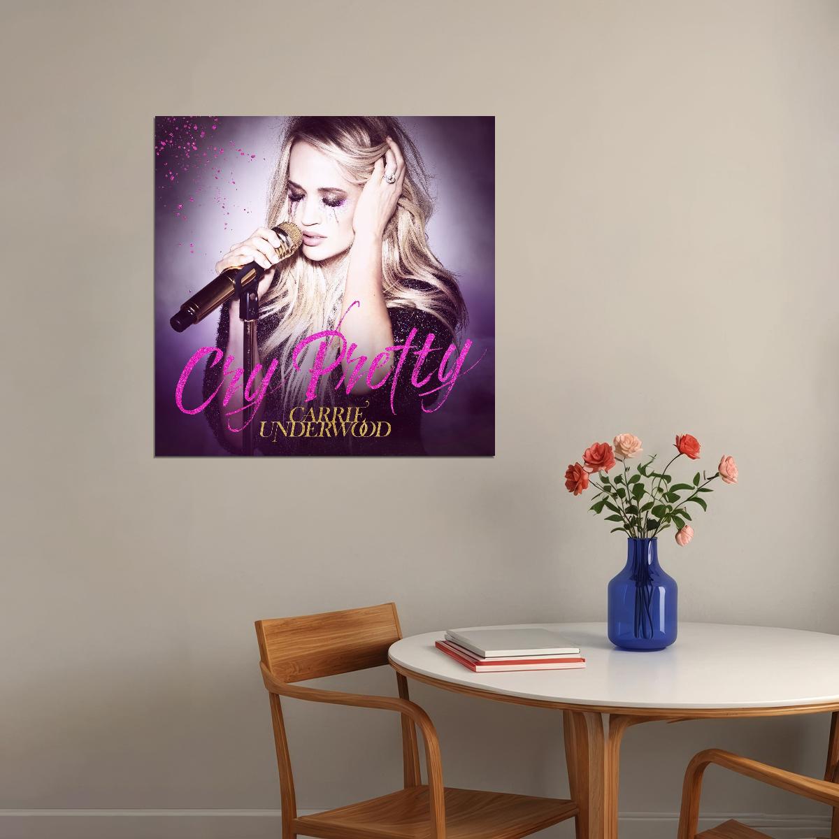 Carrie Underwood Poster Country Music Wall Art Singer-songwriter Print - xonomax