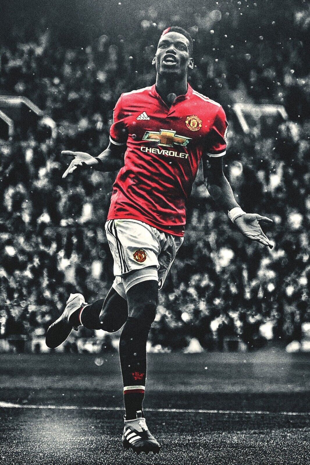 Paul Pogba Soccer Poster Famous Football Player Motivational Sports Print - xonomax