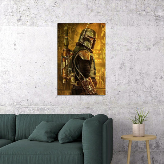 Star Wars Boba Fett Sci-fi Movie Poster - xonomax
