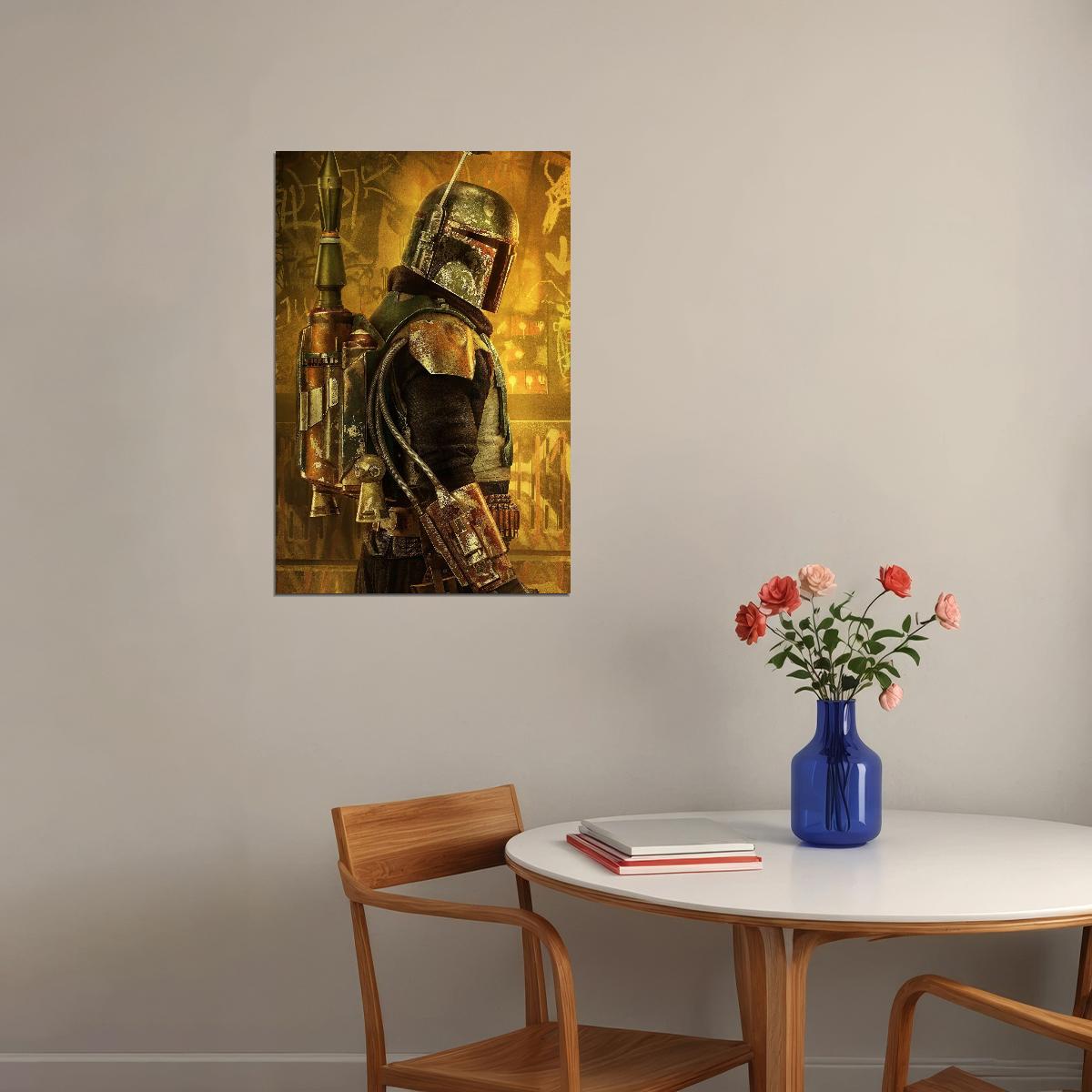 Star Wars Boba Fett Sci-fi Movie Poster - xonomax
