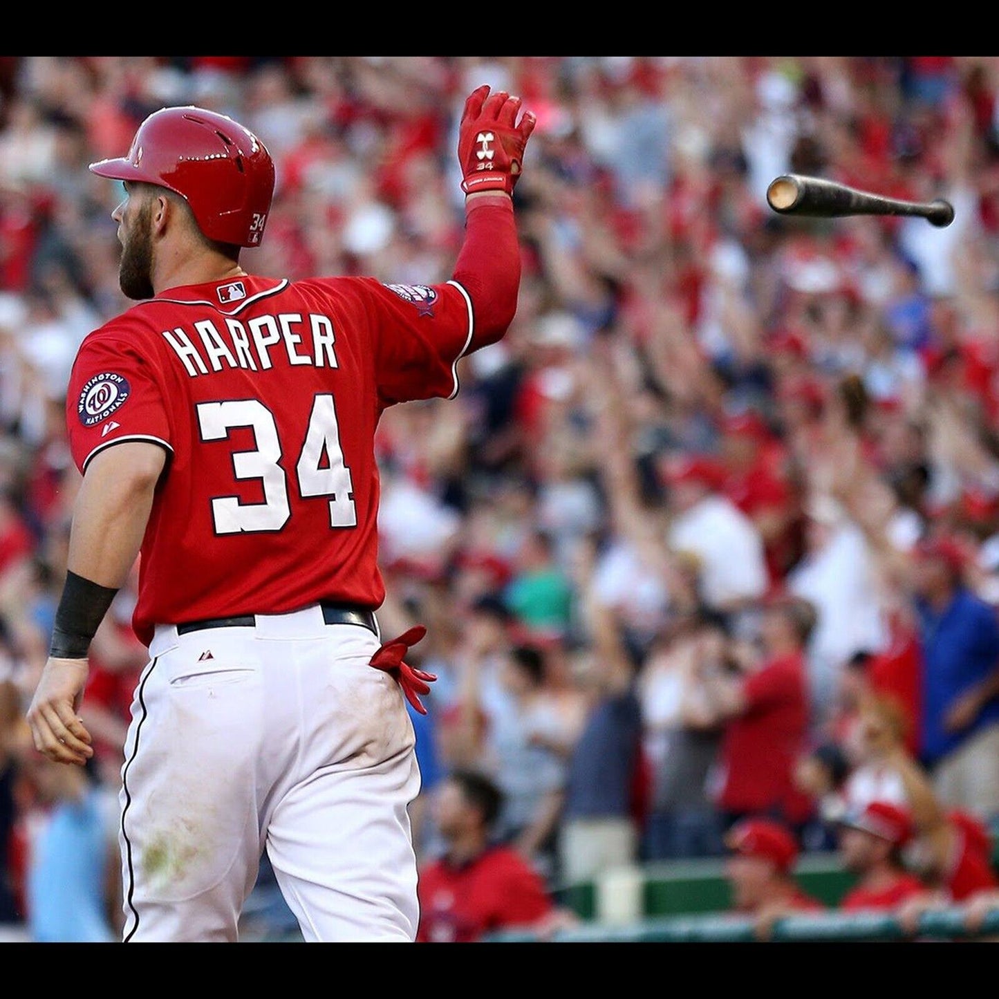 Bryce Harper Baseball Poster Mlb Player Wall Art Philadelphia Phillies Sports Print - xonomax