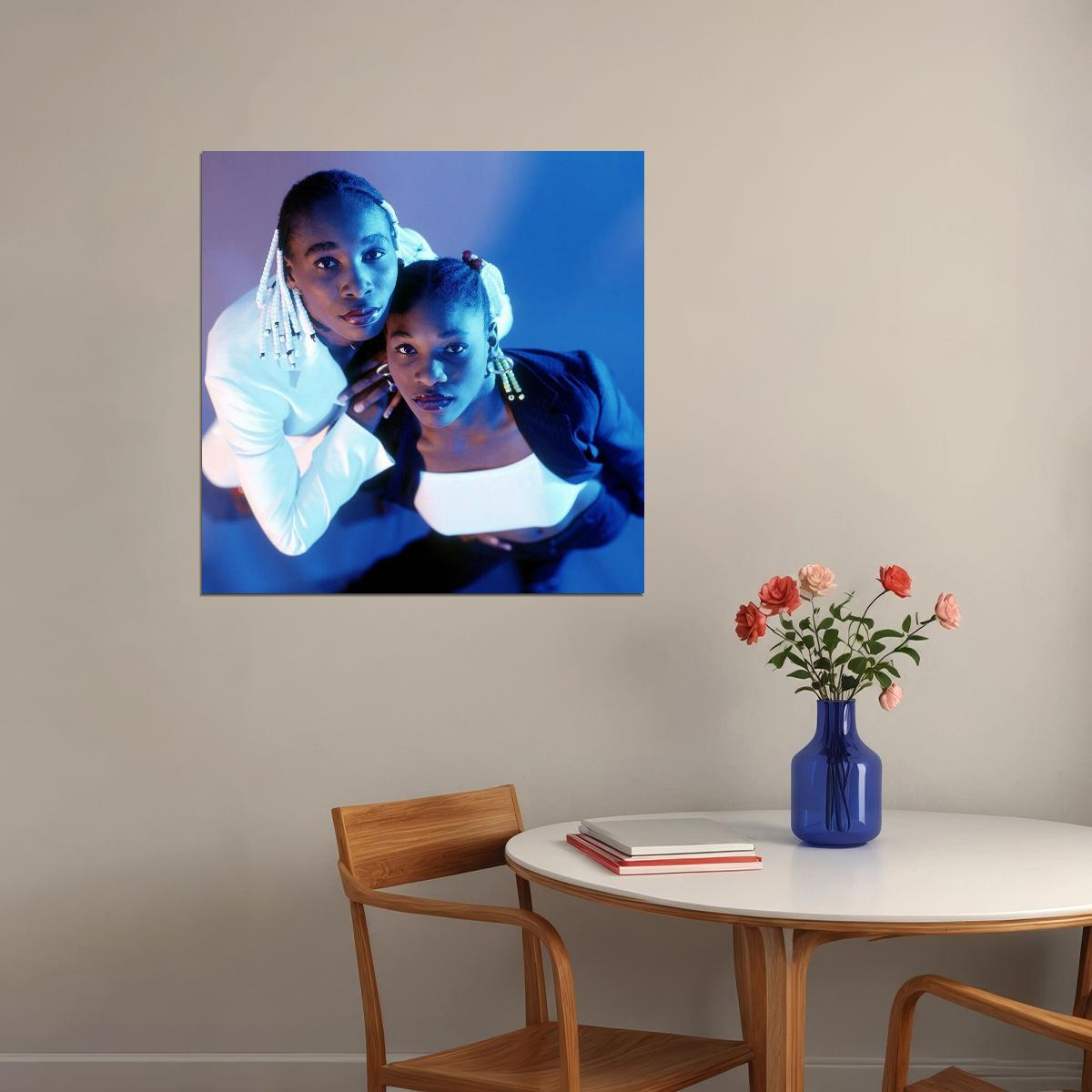 Venus & Serena Williams Tennis Legend Poster Iconic Athlete Sports Wall Art Inspirational Print - xonomax