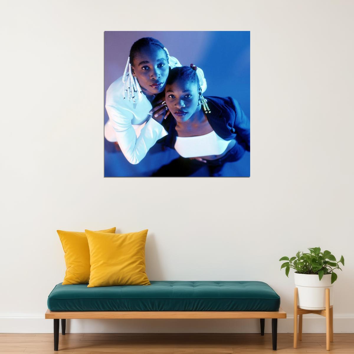 Venus & Serena Williams Tennis Legend Poster Iconic Athlete Sports Wall Art Inspirational Print - xonomax
