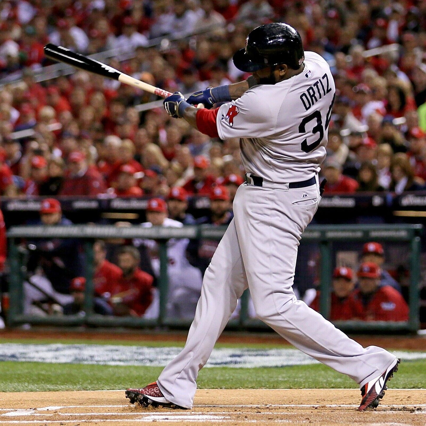 David Ortiz Big Papi Baseball Poster Mlb Legend Wall Art Boston Red Sox Sports Print - xonomax