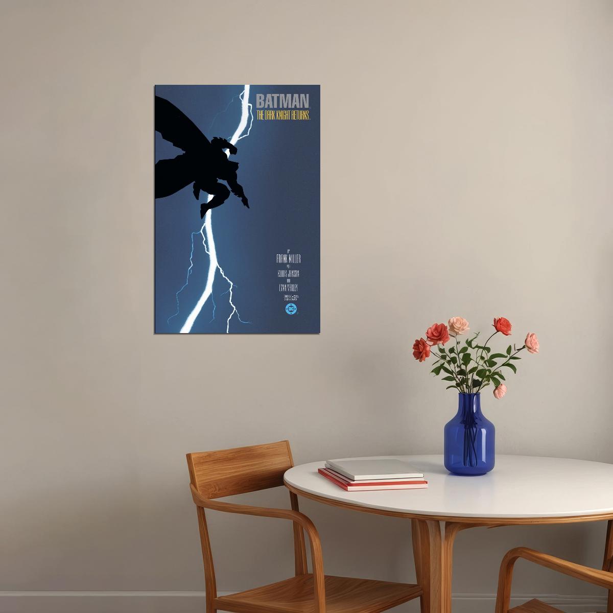 Batman The Dark Knight Movie Poster Dc Comics Superhero Wall Art Comic Book Film Print - xonomax