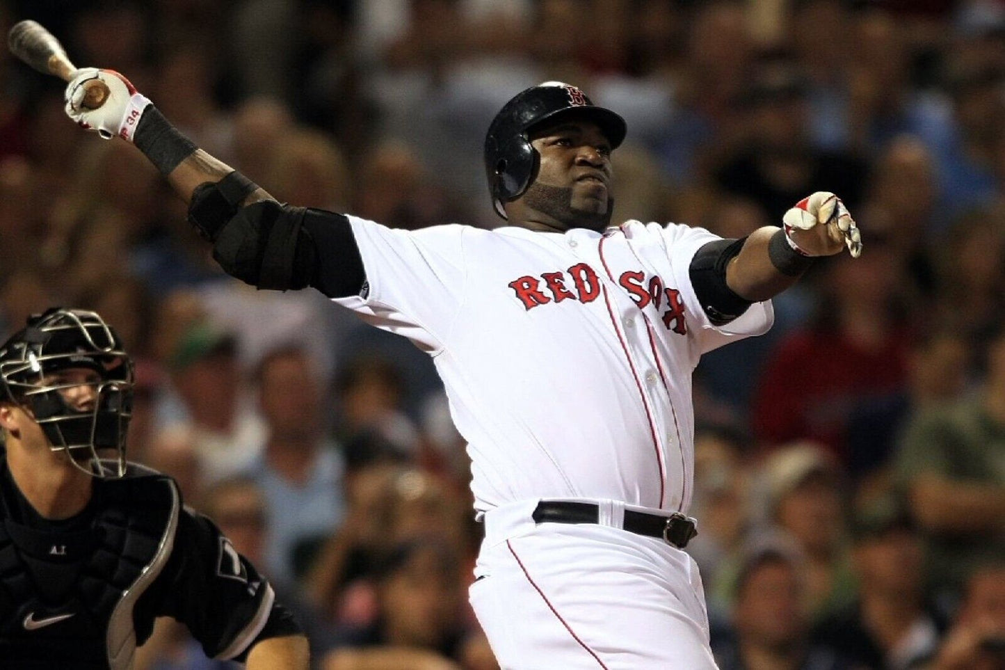 David Ortiz Big Papi Baseball Poster Mlb Legend Wall Art Boston Red Sox Sports Print - xonomax