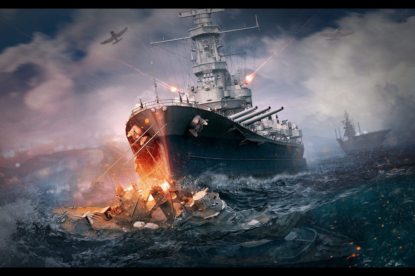 World Of Warships Video Game Poster - xonomax