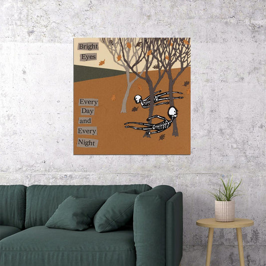 Bright Eyes Band Poster Indie Rock Music Wall Art Alternative Band Print - xonomax