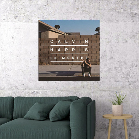 Calvin Harris Poster Electronic Music Wall Art Dj Producer Print - xonomax