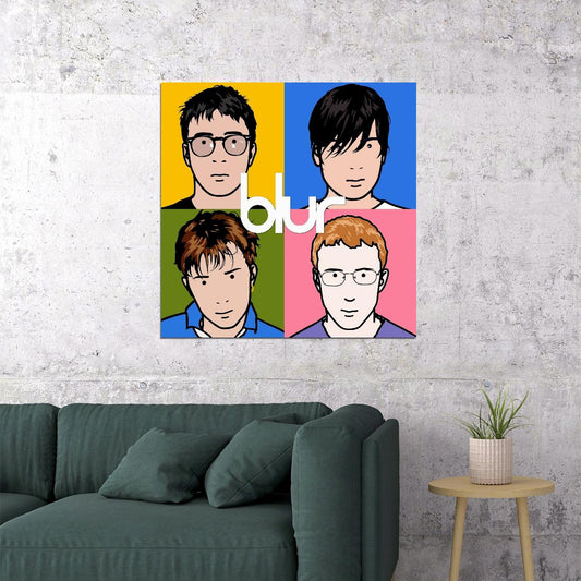 Blur Album Cover Art Britpop Music Poster Band Music Print - xonomax