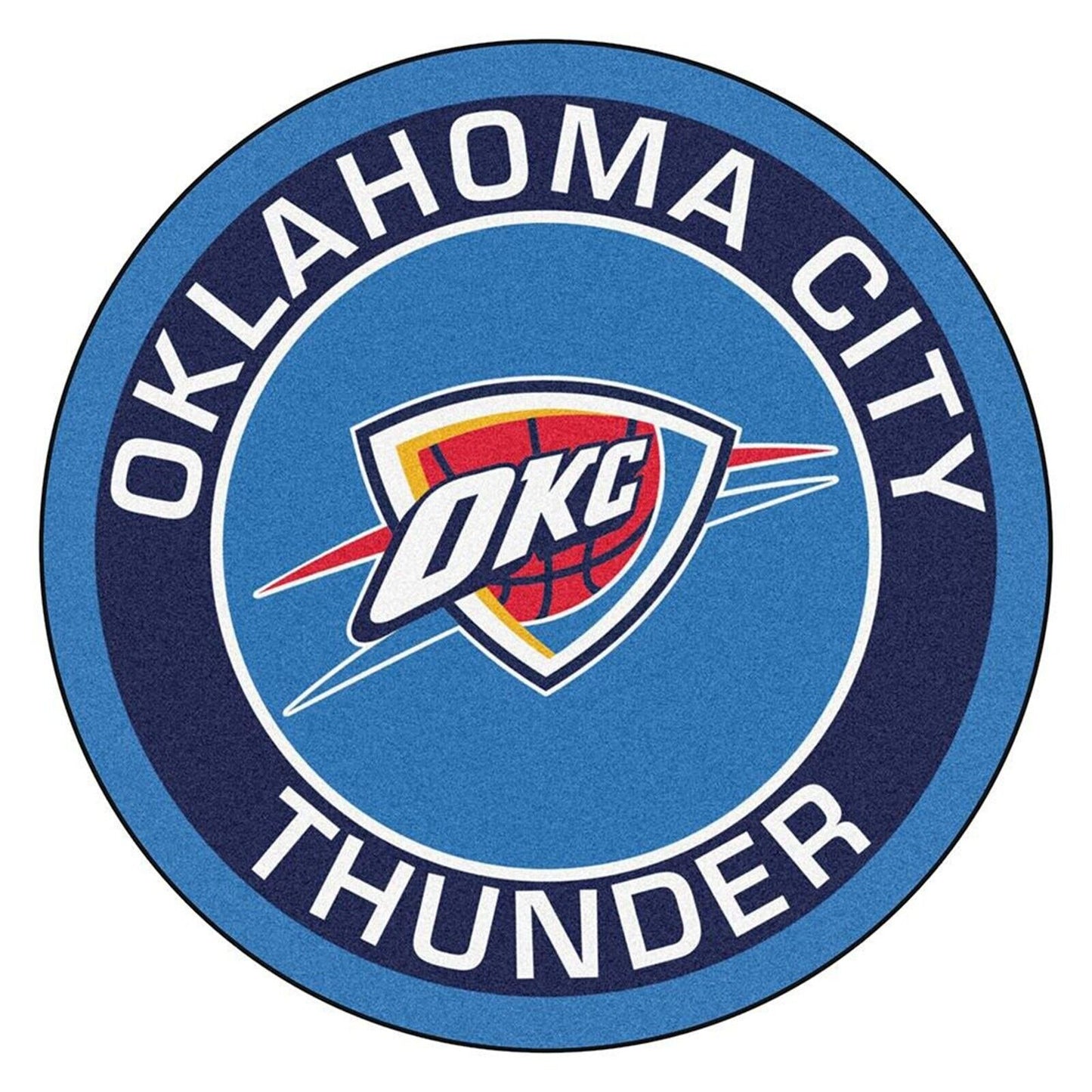 Oklahoma City Thunder Logo Poster Nba Basketball Team Wall Art - xonomax