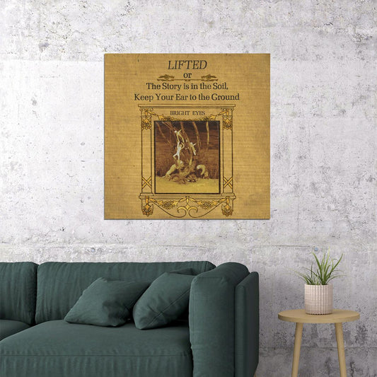 Bright Eyes Band Poster Indie Rock Music Wall Art Alternative Band Print - xonomax