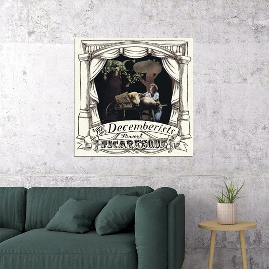 The Decemberists Picaresque Cover Art Music Poster Iconic Indie Rock Band Print - xonomax