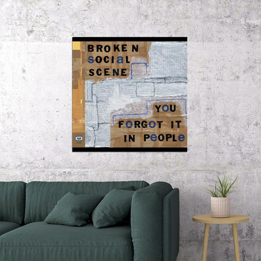 Broken Social Scene Band Poster Indie Rock Music Wall Art Alternative Band Print - xonomax