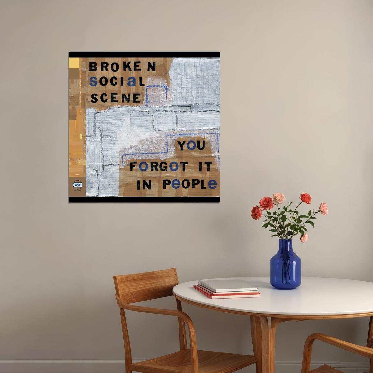 Broken Social Scene Band Poster Indie Rock Music Wall Art Alternative Band Print - xonomax