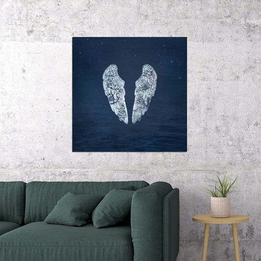 Coldplay Album Cover Art Alternative Rock Music Poster Band Music Print - xonomax