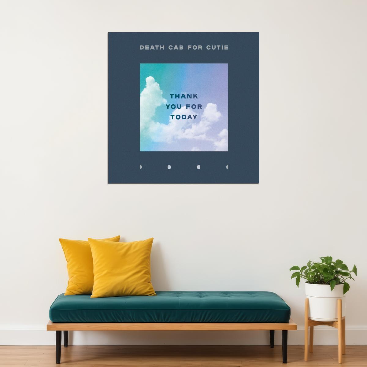 Death Cab For Cutie Band Poster Indie Rock Music Wall Art Alternative Band Print - xonomax