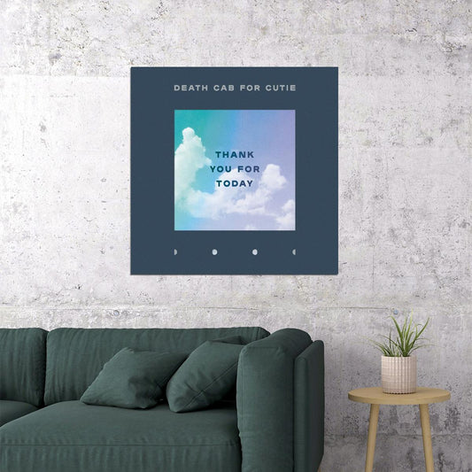 Death Cab For Cutie Band Poster Indie Rock Music Wall Art Alternative Band Print - xonomax