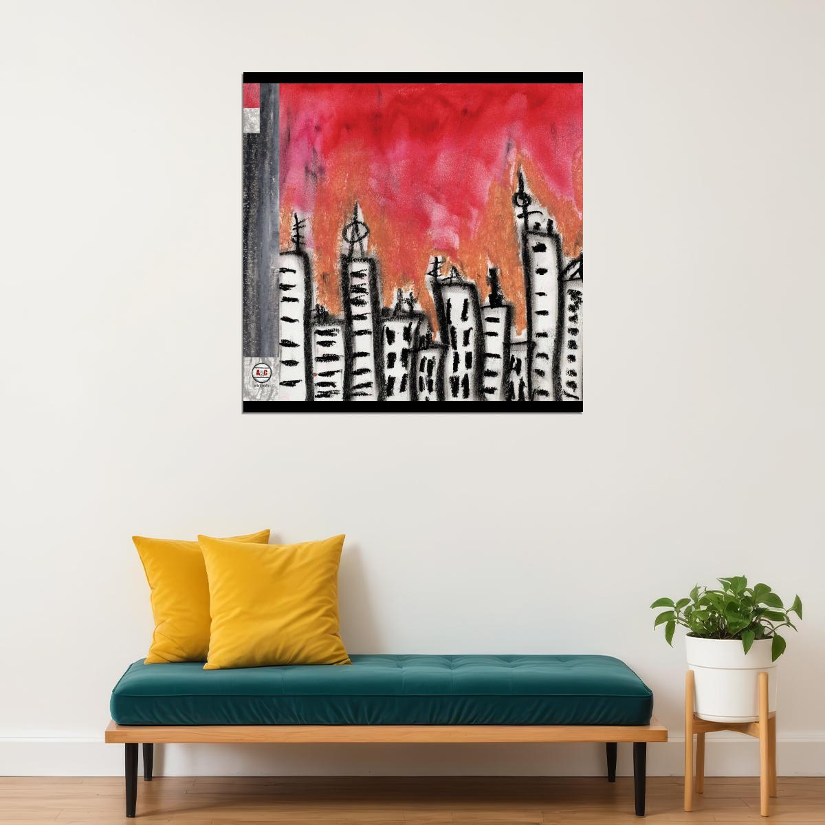 Broken Social Scene Band Poster Indie Rock Music Wall Art Alternative Band Print - xonomax
