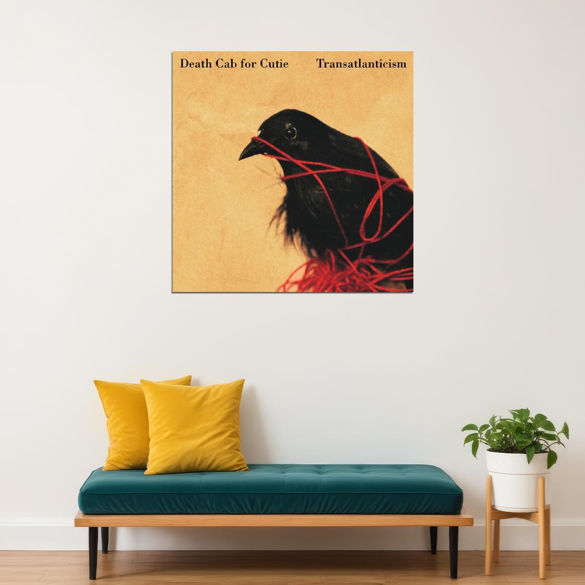 Death Cab For Cutie Band Poster Indie Rock Music Wall Art Alternative Band Print - xonomax