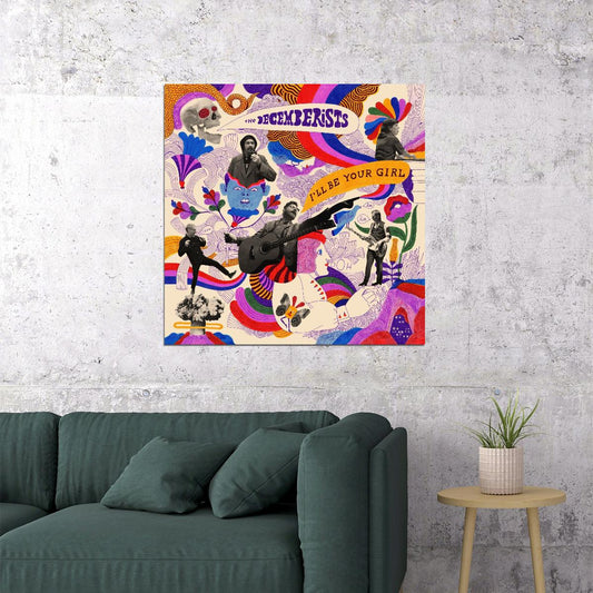 The Decemberists I'll Be Your Girl Cover Art Music Poster Iconic Indie Rock Band Print - xonomax