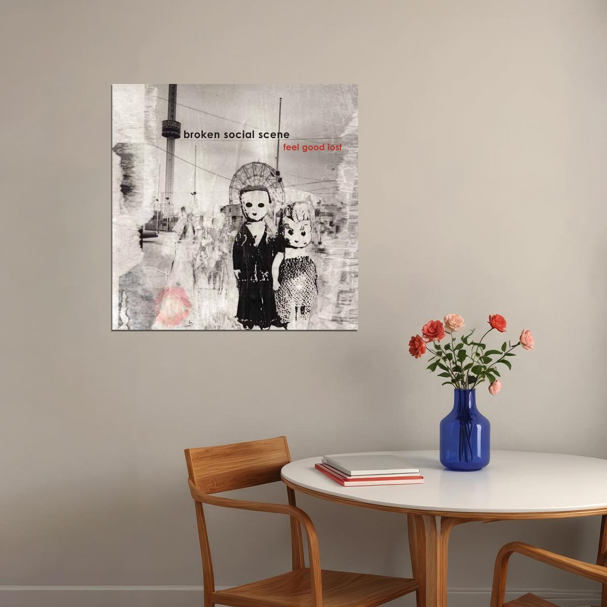 Broken Social Scene Band Poster Indie Rock Music Wall Art Alternative Band Print - xonomax