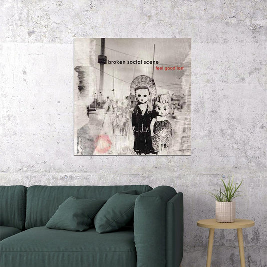 Broken Social Scene Band Poster Indie Rock Music Wall Art Alternative Band Print - xonomax