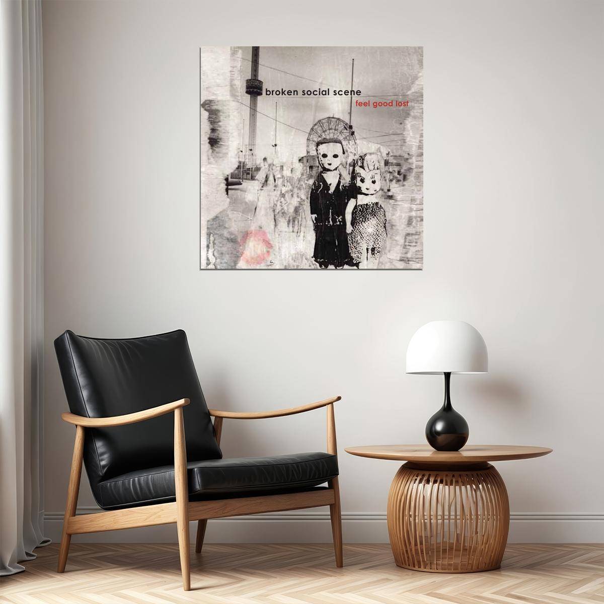 Broken Social Scene Band Poster Indie Rock Music Wall Art Alternative Band Print - xonomax