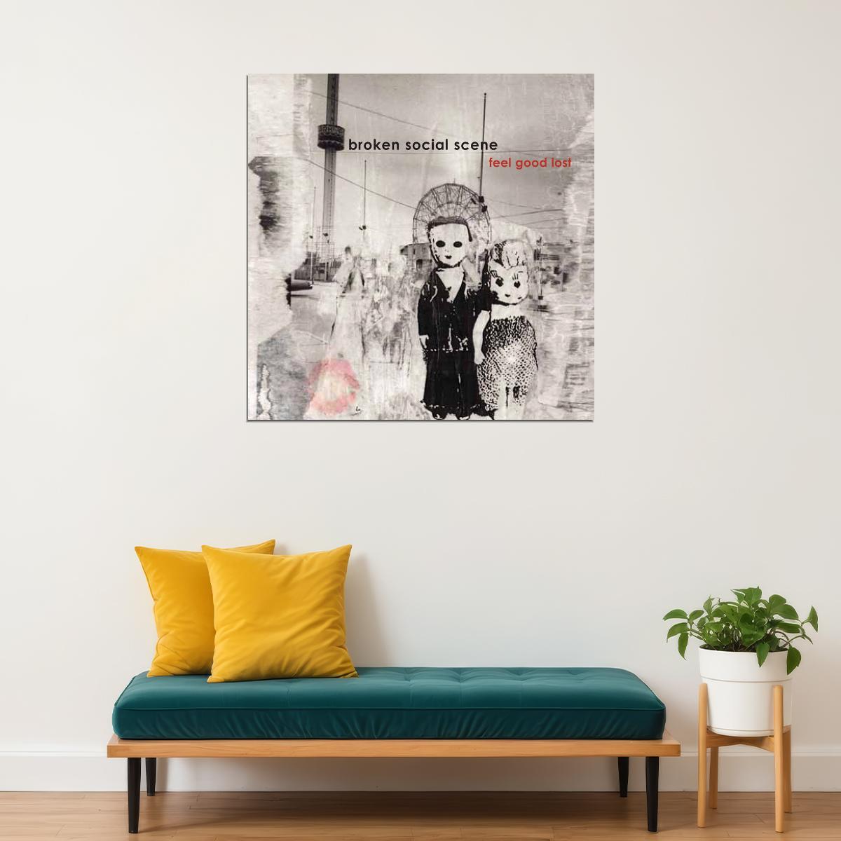 Broken Social Scene Band Poster Indie Rock Music Wall Art Alternative Band Print - xonomax