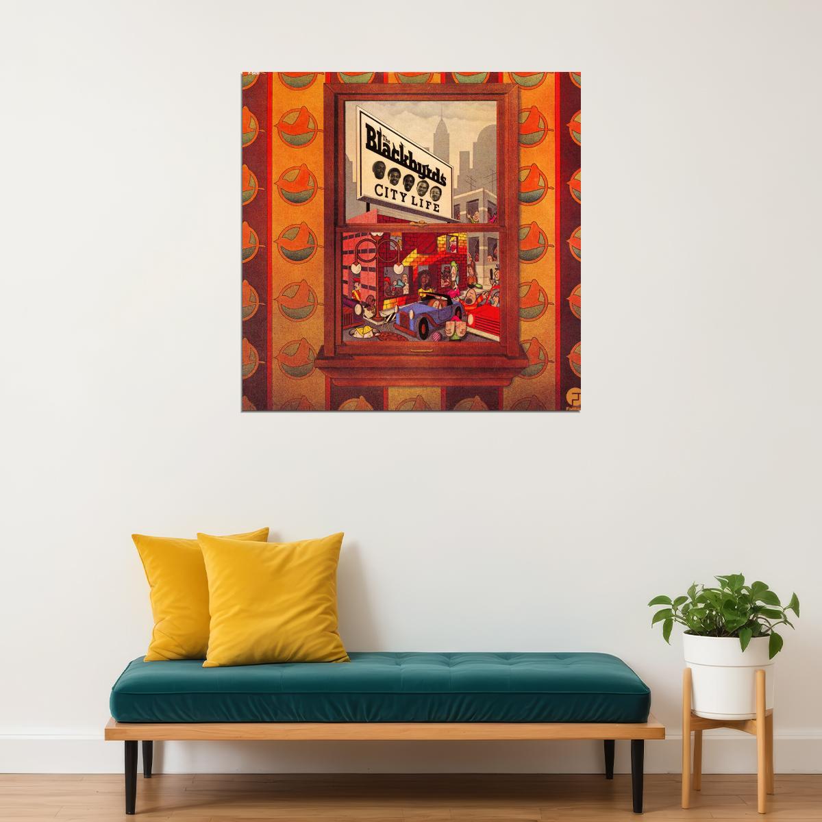 The Blackbyrds Album Cover Art Music Poster Iconic Funk Soul Band Print - xonomax