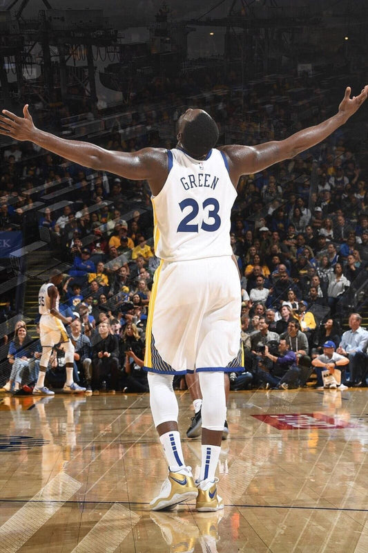 Draymond Green Basketball Poster Nba Player Wall Art Golden State Warriors Print - xonomax