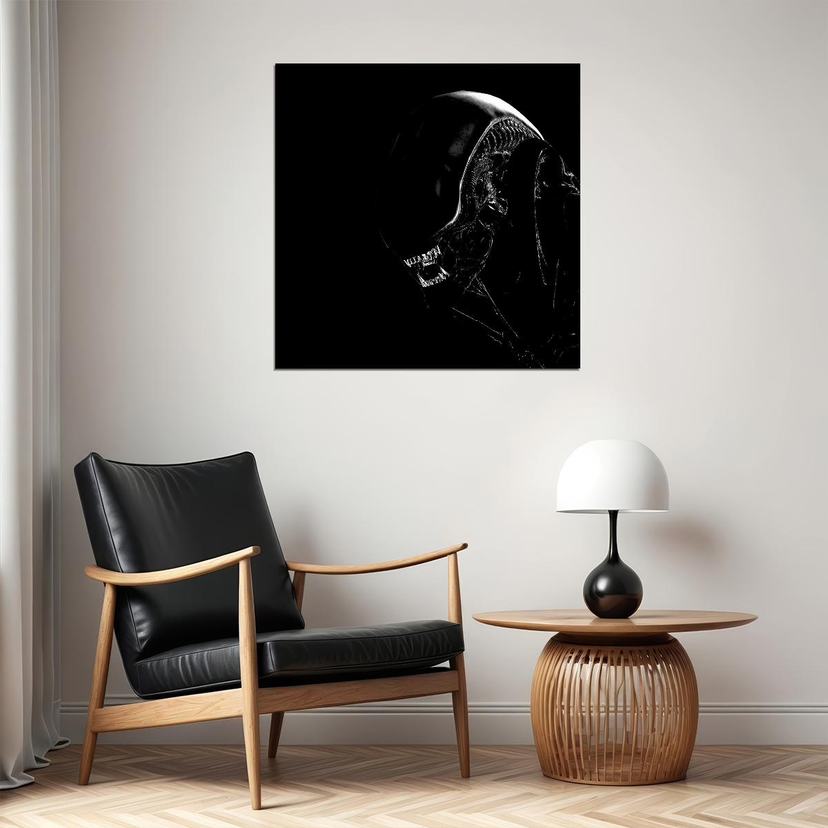Alien Xenomorph Movie Poster Sci-fi Horror Film Wall Art Classic Alien Print - xonomax