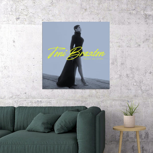 Toni Braxton Spell My Name Album Cover Art Music Poster Iconic R&b Artist Print - xonomax