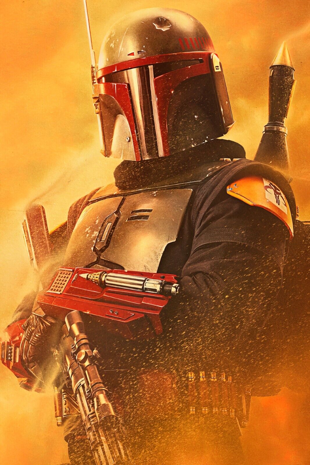 Star Wars Boba Fett Sci-fi Movie Poster - xonomax