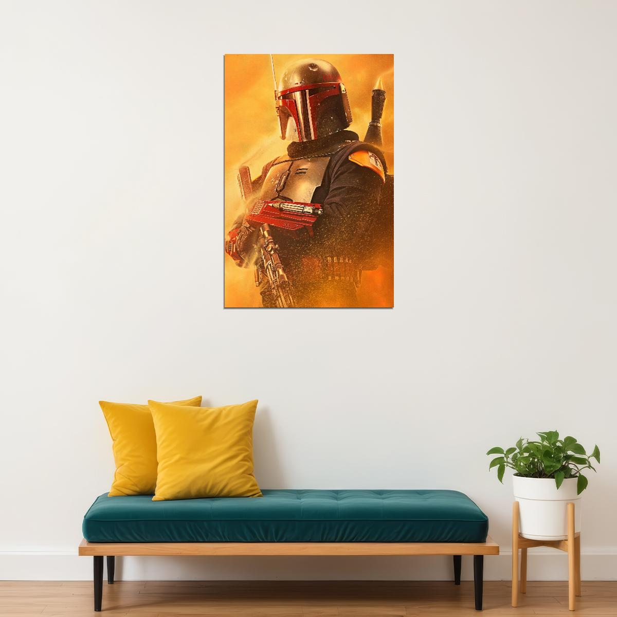 Star Wars Boba Fett Sci-fi Movie Poster - xonomax