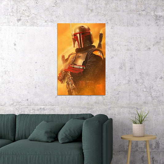 Star Wars Boba Fett Sci-fi Movie Poster - xonomax