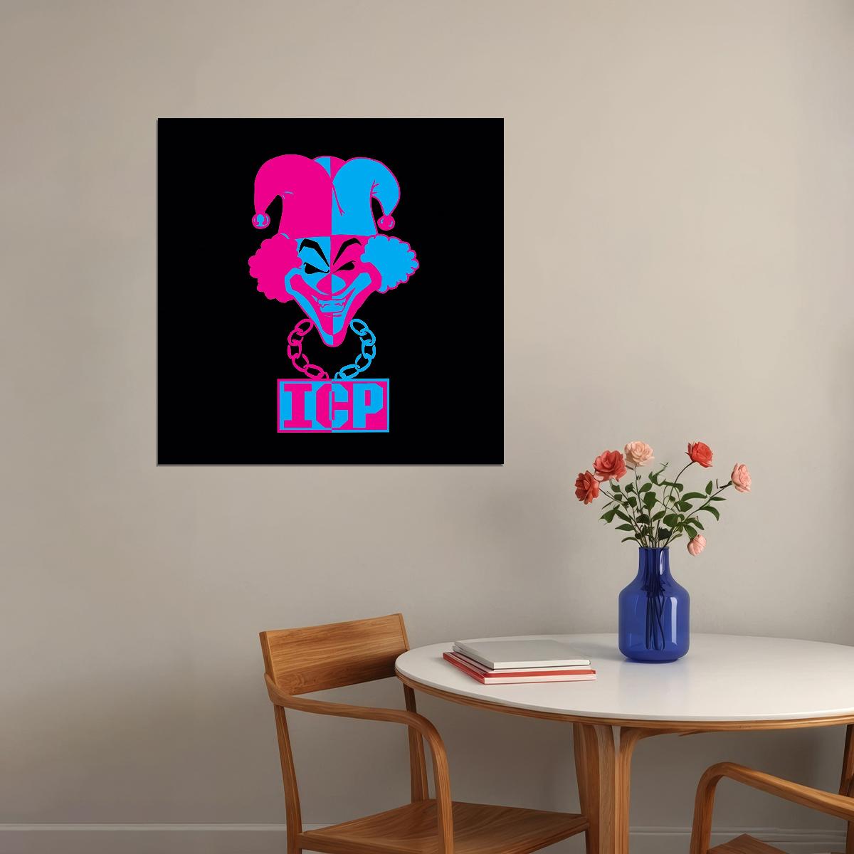 Insane Clown Posse Album Cover Art Hip-hop Music Poster Rap Duo Music Print - xonomax